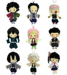 Shinobu Kocho, etc. Demon Slayer: Kimetsu no Yaiba TORUPAKA! Plush Toys Sugar Pouch Vol.2 All 9 Types Set Key Ring [USED]