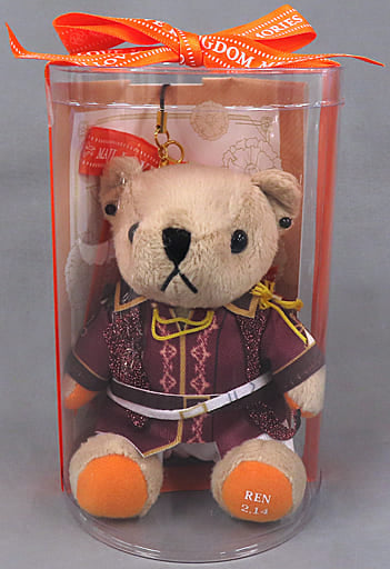 Ren Jinguji Uta no Prince Sama: Maji Love Kingdom Mini Bear Prestrap Ultra Blast Ver. Maji Love Kingdom Memories Limited Key Ring [USED]