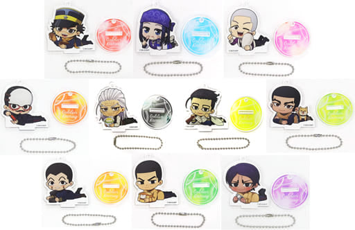 Saichi Sugimoto, etc. Golden Kamuy Gororin Acrylic Key Chain Collection 2nd Don Quijote Limited All 10 Types Set Key Ring [USED]