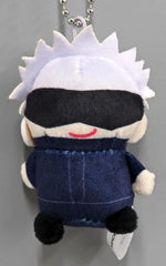 Satoru Gojo Jujutsu Kaisen Chicchai Mame Mate Plush Mascot Collection Key Ring [USED]