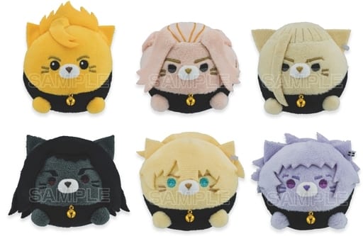 Chifuyu Matsuno, etc. Tokyo Revengers Nyankorozu mini All 6 Types Set Key Ring [USED]