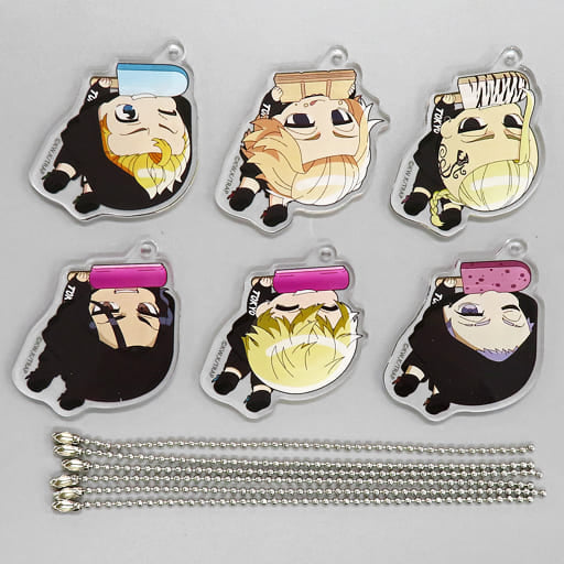 Manjirou Sano, etc. Tokyo Revengers Kapurikko Acrylic Key Chain Collection 2nd All 6 Types Set Key Ring [USED]