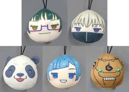 Maki Zenin, etc. Jujutsu Kaisen Marukko Mascot 2 All 5 Types Set Key Ring [USED]