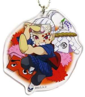 Tengen Uzui Demon Slayer: Kimetsu no Yaiba Local Illustration Fukuoka Acrylic Charms Total Concentration Exhibition Mugen Train & Entertainment District Arc Fukuoka Venue Limited Charm [USED]