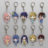 Rin Shima, etc. Laid-Back Camp Acrylic Keychain Collection Summer Festival In Oioi Limited All 10 Types Set Key Ring [USED]