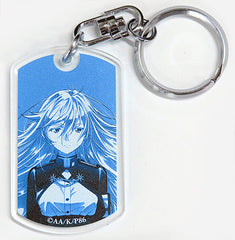 Vladilena Milize 86 Dog Tag Style Acrylic Key Chain ANIPLEX+ Limited Blu-ray/DVD Vol.1 Purchase Bonus Key Ring [USED]