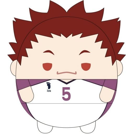 Satori Tendo Haikyu!! Fluffy Kororin 5 Key Ring [USED]