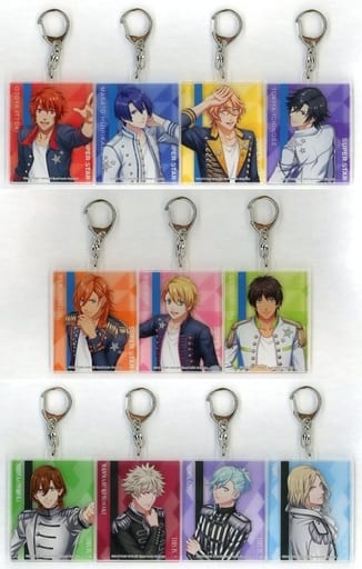 Cecil Aijima, etc. Uta no Prince Sama Trading Acrylic Key Chains Super Star & This Is...! Ver. All 11 Types Set Key Ring [USED]