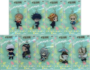 Satoru Gojo, etc. Jujutsu Kaisen Acrylic Keychain Summer Ver. All 9 Types Set Key Ring [USED]