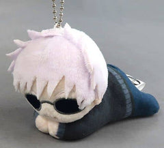Satoru Gojo Casual Ver. Jujutsu Kaisen 0 Hagu Chara Collection animate & Jump Characters Store Limited Box Purchase Privilege Key Ring [USED]