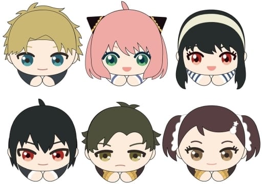 Anya Forger, etc. SPY x FAMILY Hagu Chara Collection 2 All 6 Types Set Key Ring [USED]