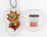 Sunny-kun One Piece FILM RED Acrylic Key Ring with Pedestal Isetan Limited Actual Size! Bone-in Meat and KINTAN Grilled Meat 5-Piece Set Included Key Ring [USED]