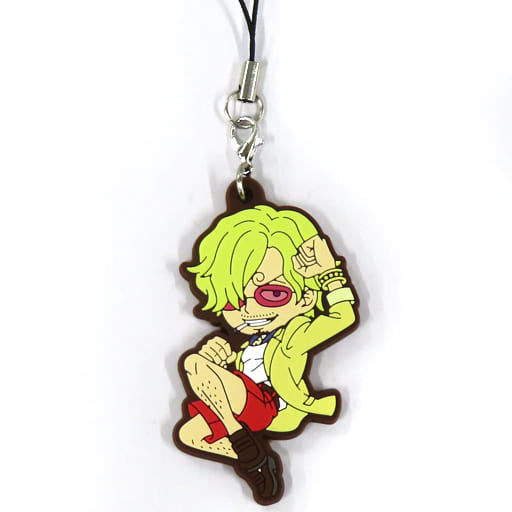 Sanji One Piece FILM RED Rubber Strap Collection Theater Limited Key Ring [USED]
