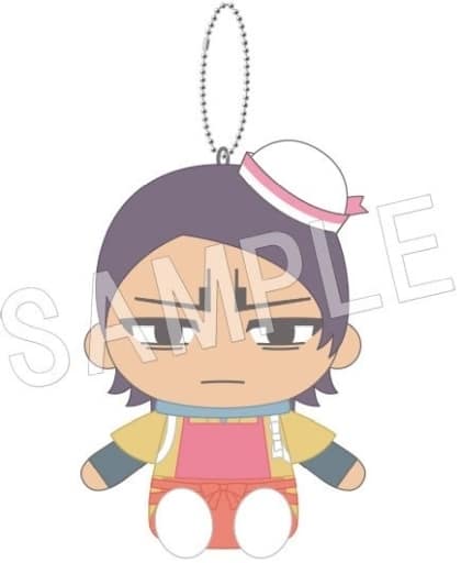 Otonoshin Koito Tuxedo Sam Golden Kamuy X Sanrio Characters Sitting Plush Mascot Key Ring [USED]
