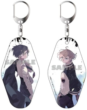 Osamu Dazai Chuuya Nakahara Bungo Stray Dogs Newly Drawn Harukawa 35 Motel Keychain Set Key Ring [USED]