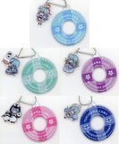 Yukihana Lamy Vtuber Hololive with Trading Mini Charm Swim Ring Key Chain Swim Ring Key Chain Sunshine Aquarium #Aquaramium Limited All 5 Types Set Key Ring [USED]