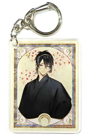 Mikazuki Munechika Touken Ranbu ONLINE Hanakoyomi Picture Scroll Acrylic Key Chain Collection Part 3 Key Ring [USED]