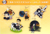 Zenitsu Agatsuma, etc. Demon Slayer: Kimetsu no Yaiba Local Illustration Hokkaido Acrylic Charms Total Concentration Exhibition Mugen Train & Entertainment District Arc Hokkaido Venue Limited Charm [USED]