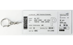 Banana Fish Air Ticket Style Big Acrylic Key Chain Key Ring [USED]