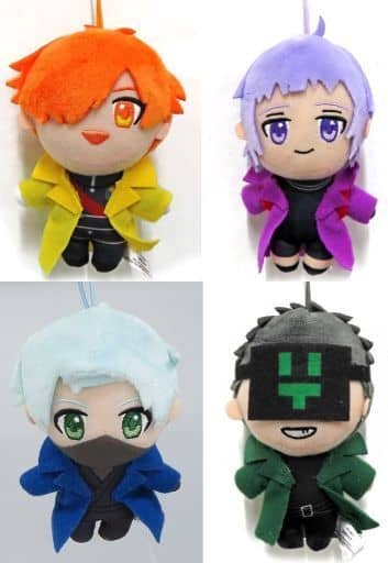 Klonoa, etc. Nichijo Rock Piconui Gigo Sega Namco Limited All 4 Types Set Key Ring [USED]