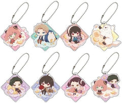 Anya Forger, etc. SPY x FAMILY Pukutto! Acrylic Key Chain All 8 Types Set Key Ring [USED]