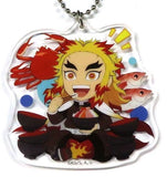 Kyojuro Rengoku Demon Slayer: Kimetsu no Yaiba Local Illustration Ishikawa Acrylic Charms Total Concentration Exhibition Mugen Train & Entertainment District Arc Ishikawa Venue Exclusive Charm [USED]