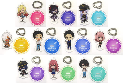 Marin Kitagawa, etc. My Dress-Up Darling Acrylic Key Chain Collection with Stand Dash Store Limited All 10 Types Set Key Ring [USED]