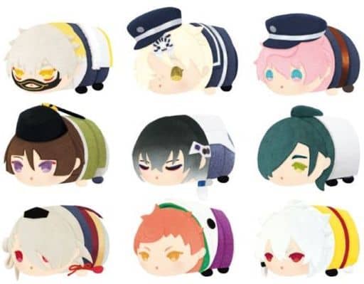 Nikkari Aoe, etc. Touken Ranbu ONLINE Mochi Mochi Mascot Mini Vol.4 All 9 Types Set Key Ring [USED]