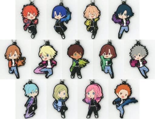 Otoya Ittoki, etc. Uta no Prince Sama Trading Rubber Mascot Shining Heroes Chibi Chara Ver. All 13 Types Set Key Ring [USED]