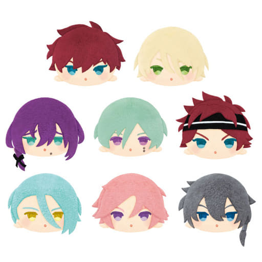 Hiiro Amagi, etc. Ensemble Stars!! Mochi Mochi Mascot Mini Vol.2 All 8 Types Set Key Ring [USED]