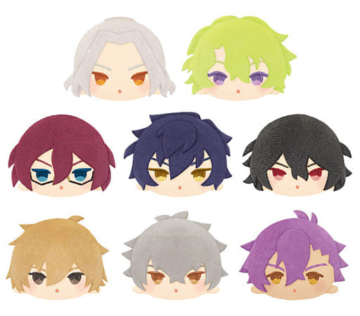 Rei Sakuma, etc. Ensemble Stars!! Mochi Mochi Mascot Mini Vol.3 All 8 Types Set Key Ring [USED]