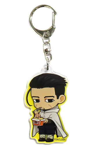 Hyakunosuke Ogata Golden Kamuy Trading Acrylic Key Chains Bakudan-Yaki Honpo Limited Key Ring [USED]