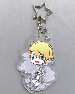 Sho Kurusu Uta no Prince Sama Trading Acrylic Key Chains Holy Veil Chibi Chara Ver. Shining Store 2022 Limited Key Ring [USED]