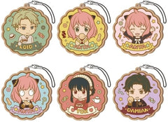 Anya Forger, etc. SPY x FAMILY Cookie Rubber Mascot All 6 Types Set Key Ring [USED]