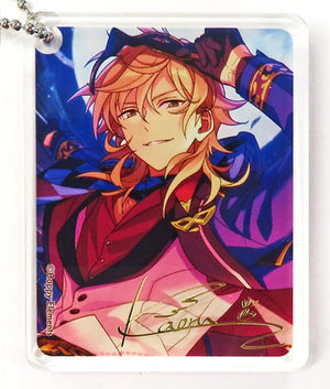 Kaoru Hakaze Ensemble Stars!! CoLotta Vol.4 Trading Acrylic Plate Keychain Group A animate cafe Limited Key Ring [USED]