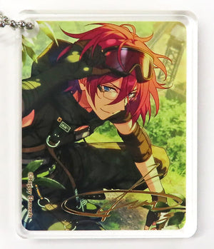 Ibara Saegusa Ensemble Stars!! CoLotta Vol.4 Trading Acrylic Plate Keychain Group B animate cafe Limited Key Ring [USED]