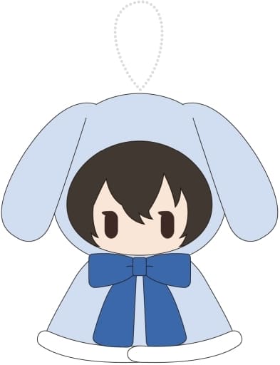 Osamu Dazai Bungo Stray Dogs Rabbit Cape Plush Key Ring [USED]