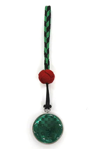 Tanjiro Kamado Demon Slayer: Kimetsu no Yaiba Kyoto Cloisonne Netsuke Strap Randen X Eigamura Kyono Oshigoto 3 Limited Key Ring [USED]