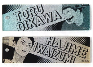 Toru Oikawa Hajime Iwaizumi Haikyu!! Gradation Acrylic Key Chain Set of 2 Key Ring [USED]