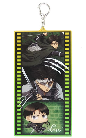 Levi Ackerman Attack on Titan The Final Season Ackey Grande Bromide with Winning Prize Winning Prize Key Ring [USED]