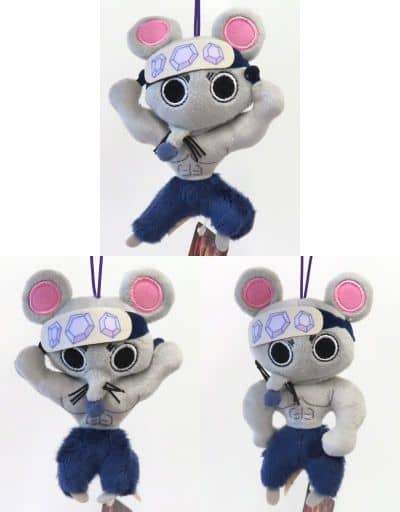 Muscular Mouse Demon Slayer: Kimetsu no Yaiba Muscular Mouse Mascot All 3 Types Set Key Ring [USED]
