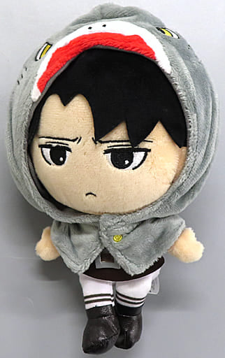Levi Ackerman Shark Attack on Titan Plush Key Chain LimitedUniversal Studios Japan 2022 Limited Key Ring [USED]