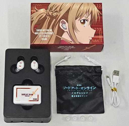 Asuna Model Sword Art Online the Movie: Progressive - Aria of a Starless Night X ONKYO Wireless Earphones CP-TWS01A Earphones [USED]