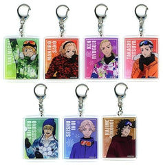 Manjirou Sano, etc. Tokyo Revengers Acrylic Keychain Pop Up Store in Ikebukuro Sukima Store Limited All 7 Types Set Key Ring [USED]