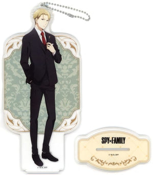 Loid Forger SPY x FAMILY More Plus Big Clear Keychain with Stand Key Ring [USED]