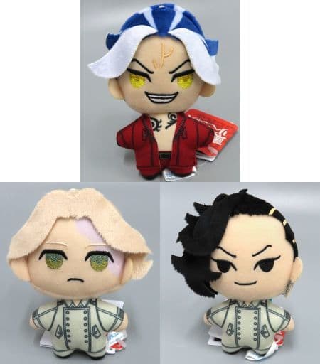 Taiju Shiba, etc. Tokyo Revengers More Plus Mascot Vol.3 All 3 Types Set Key Ring [USED]