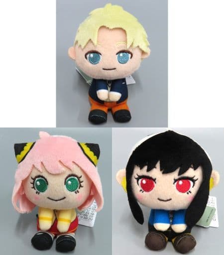 Anya Forger, etc. SPY x FAMILY &You More Plus Mascot Vol.2 All 3 Types Set Key Ring [USED]