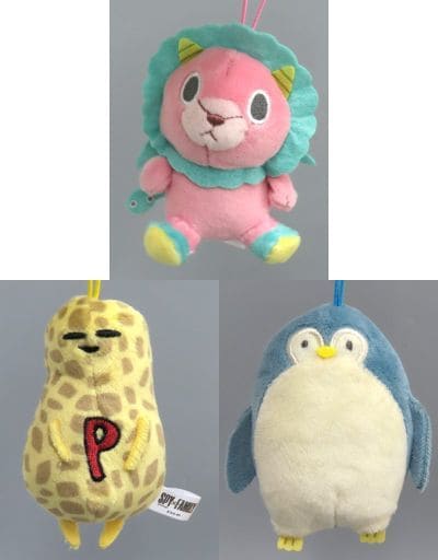Chimera-san, etc. SPY x FAMILY Anya's Favorite Things Mascot All 3 Types Set Key Ring [USED]