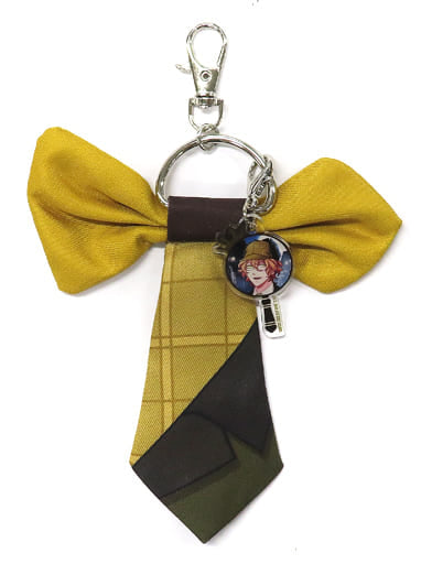 Natsuki Natsuki Shinomiya Uta no Prince Sama Ribbon Tie Key Chain Shining Detective Agency Ver. Red Tokyo Towor Collaboration Mystery Solving Event Shining Detective Agency Limited Key Ring [USED]