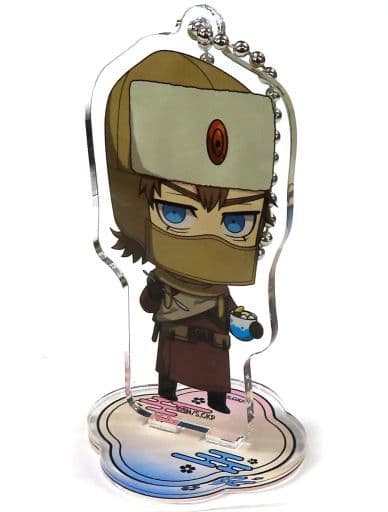 Vasily Golden Kamuy Japanese Style Cafe Trading Acrylic Stand Key Chain animate cafe Stand Hareza Ikebukuro Limited Key Ring [USED]